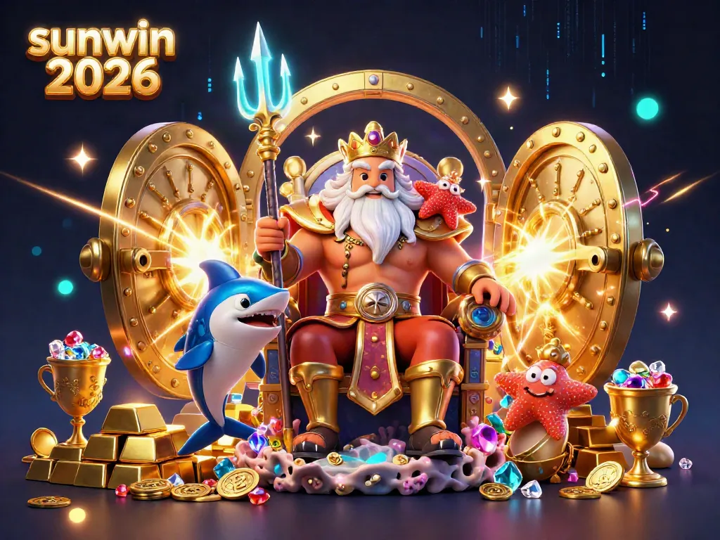 Play your winning hand at sunwin 2026 with a vibrant scene showcasing exciting casino elements.