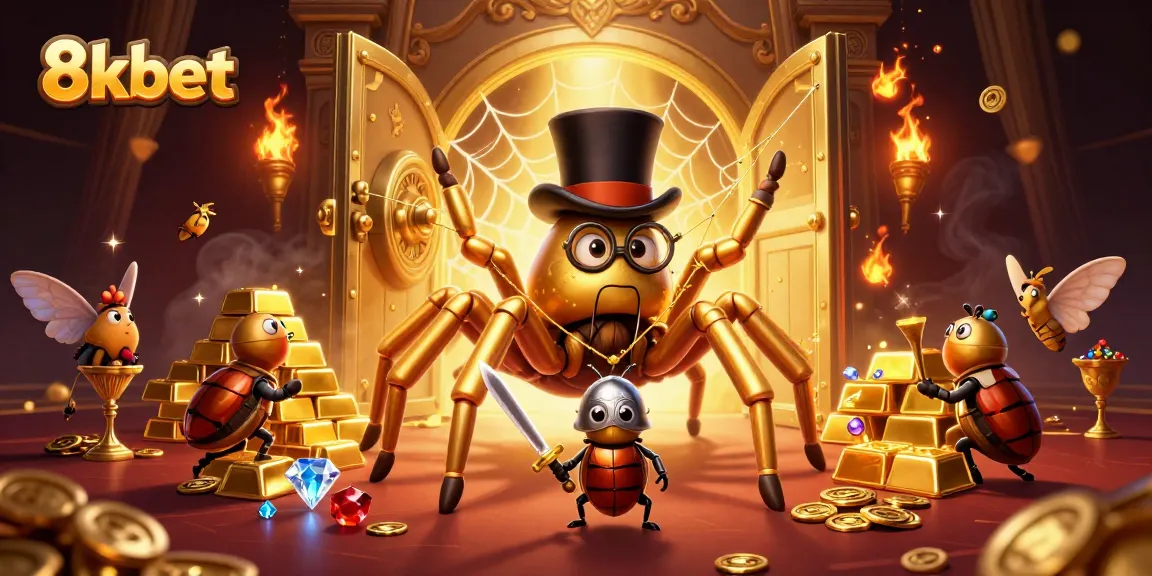 Experience the excitement of 8kbet with engaging characters and vibrant casino elements in a captivating scene.