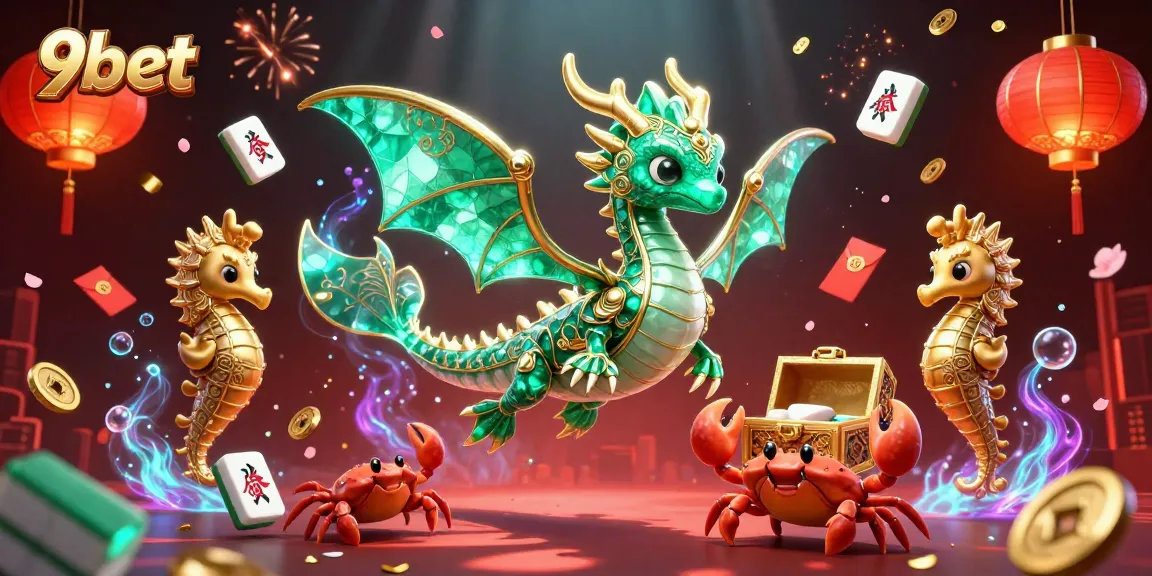Experience the thrill of 9bet's vibrant gaming world with dynamic casino elements.