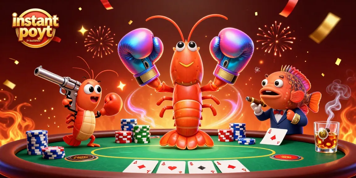 Experience the thrill with vibrant characters illustrating instant payout casinos in Australia for an engaging online gambling scene.