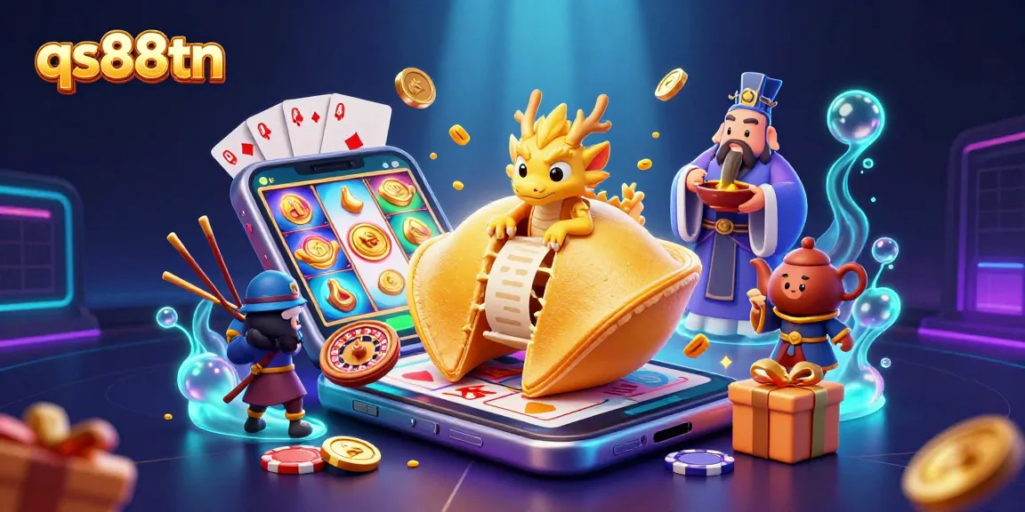 Experience thrilling moments at qs88tn with a vibrant 3D casino scene filled with excitement and luck.