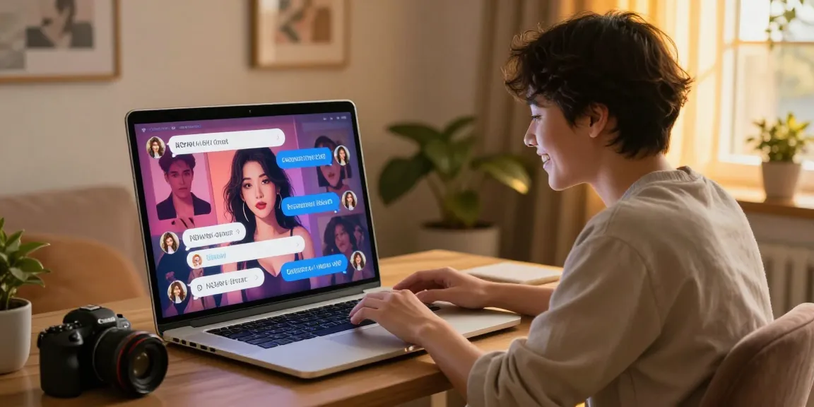 Engaging in NSFW AI chat with enhanced visuals in a cozy setting