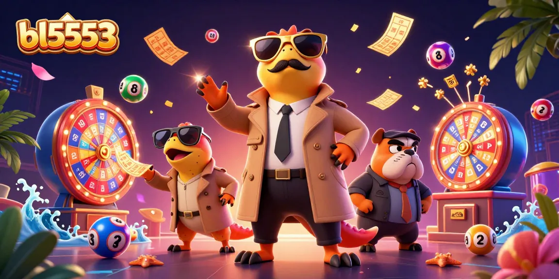 Join the excitement at bl5553 with raptors and a bouncer, a lively casino lottery scene!