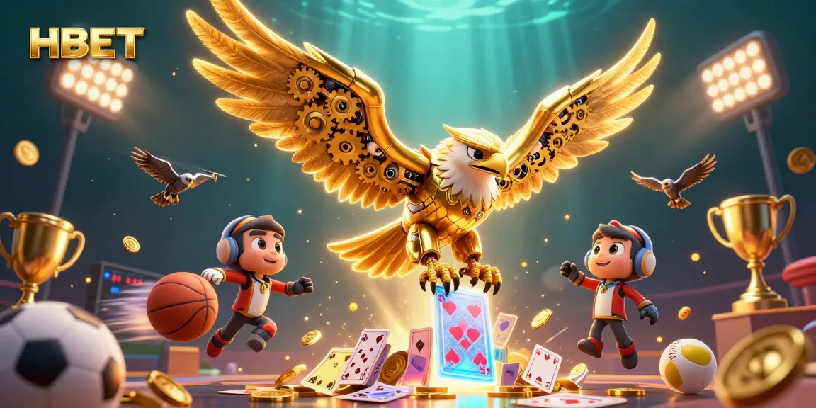 HBET offers thrilling sports betting experiences with animated 3D gaming elements and vibrant energy.