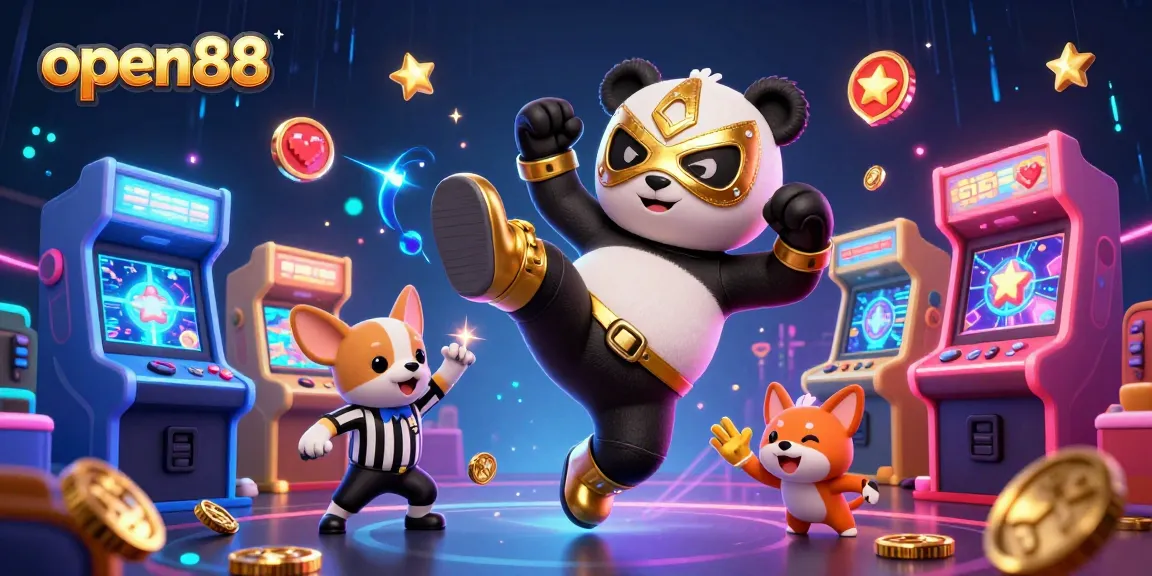 Engage in thrilling gameplay at open88 with vibrant characters and dynamic casino elements.
