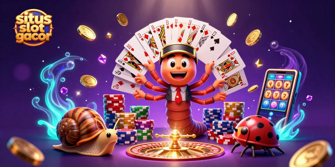 Situs slot gacor showcases thrilling gameplay with a millipede dealer and exciting casino elements.