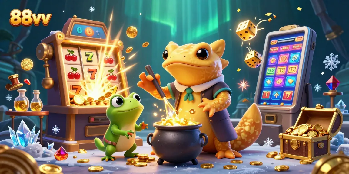 88vv showcases a magical alchemist turning metals to gold in a casino-inspired scene.