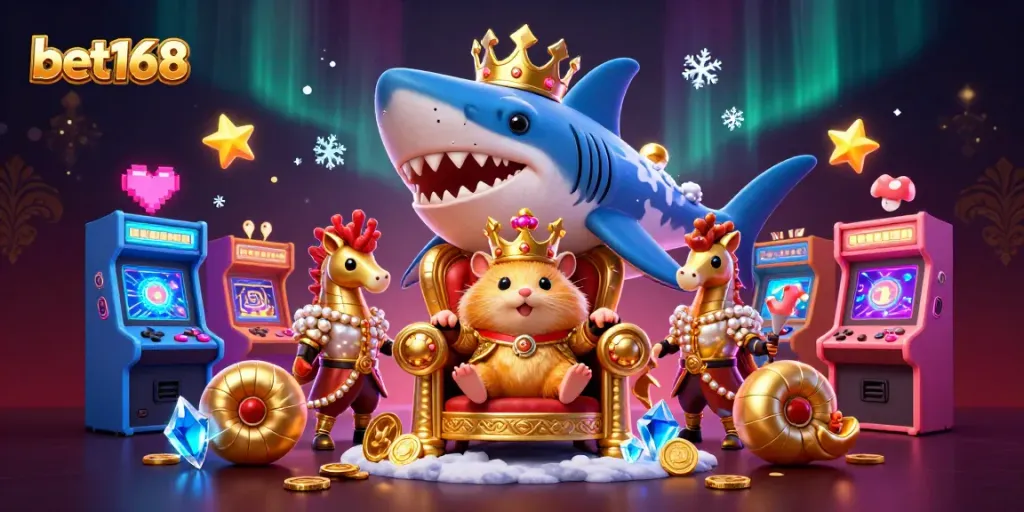 Engage with bet168 for thrilling casino adventures featuring vibrant animated characters.