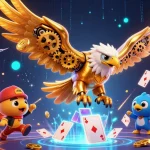 Experience thrilling gameplay at Winner Island with dynamic slot reels, gaming elements, and an engaging design.