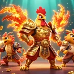 Experience dynamic gaming action at HITCLUB with colorful slot machines and lively characters.