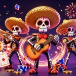 TA88 sparkles with vibrant energy featuring a Dia de los Muertos mariachi band in a casino scene.