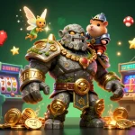 Engage with 23win's vibrant world of slots through a dazzling 3D illustration.