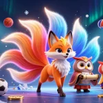 Engage with 789win1's vibrant gaming world featuring sports elements and colorful characters.